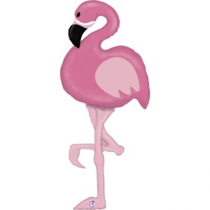 Balon folie figurina airwalker,Pink Flamingo, 158 cm, Betalic