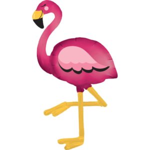 Balon folie figurina airwalker,Flamingo, 172 cm.