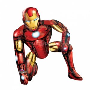 Balon folie figurina airwalker Iron Man – 93 x 116 cm, Marvel Avengers Assemble