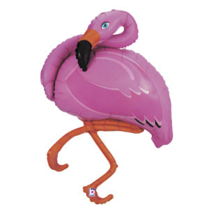 Balon Folie Figurina, Flamingo,122cm Grabo