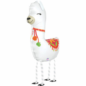 Balon Folie Figurina AirWalker, Lama, 104cm