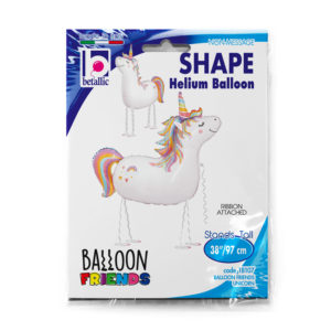 Balon Folie Figurina AirWalker, Unicorn, 97cm