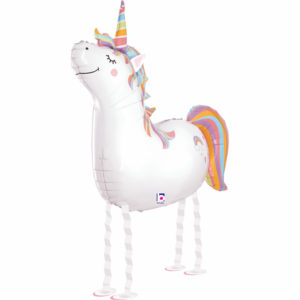 Balon Folie Figurina AirWalker, Unicorn, 97cm