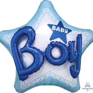 Balon Folie Figurina 81 cm Stea Baby Boy