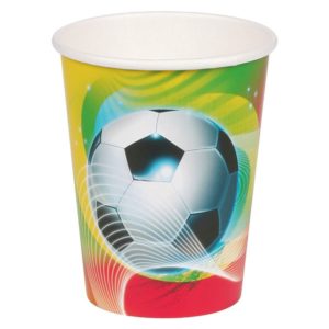 Set De 8 Pahare Fotbal,266ml.