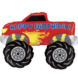 Balon Folie Figurina,Monster Truck Birthday,102cm.