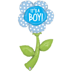 Balon Folie Figurina Floare,It’s a Boy,155cm