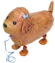 Balon Folie Figurina AirWalker, Poodle, 55cm