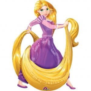 Balon folie AirWalker Rapunzel – 101 x 129 cm