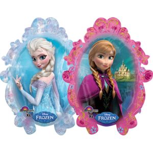 Balon folie figurina Anna si Elsa Frozen – 63x78cm