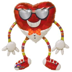 Balon Folie Figurina AirWalker Inima Macho 111cm