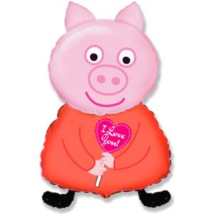 Balon Folie Figurina Peppa, pig 76cm.