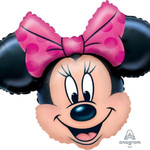 Balon folie figurina cap mare Minnie – 69x53cm