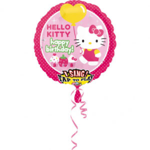 Balon Folie Muzical Hello Kitty 71*71cm.