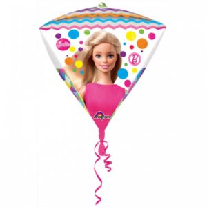 Balon Folie Diamonds Barbie – 38x43cm