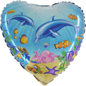 Balon folie inima Maritim ,48cm