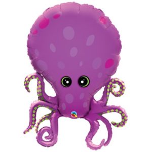 Balon Folie Figurina Octopus violet,89cm