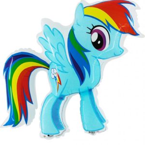 Baloan Folie Figurina My Little Pony Rainbow Dash,78cm