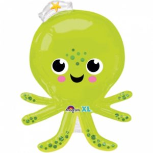 Balon Folie Figurina Octopus verde,86*63cm