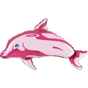 Balon Folie Figurina Delfin roz,78cm