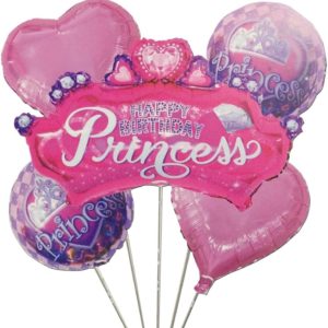 Set 5 baloane din folie Princess