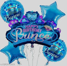 Set 5 baloane din folie Prince