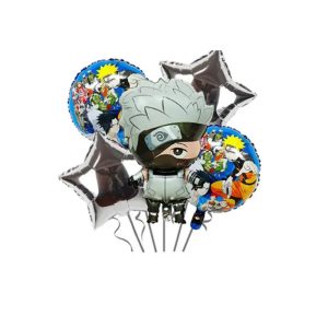 Set 5 baloane din folie Anime Kakashi Hatake