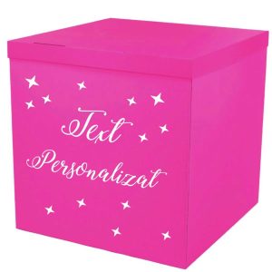 Cutie Fuxia cu Personalizare