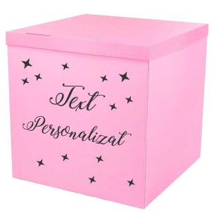 Cutie Roz cu Personalizare