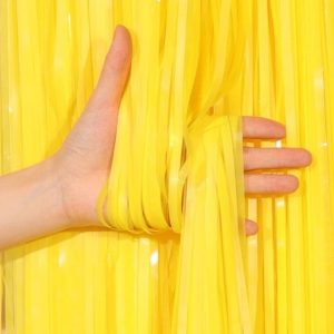 Perdea decorativa Galben 1×2 m